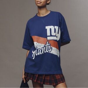 ANTHROPOLOGIE➕NY Giants NFL Graphic Tee NWT